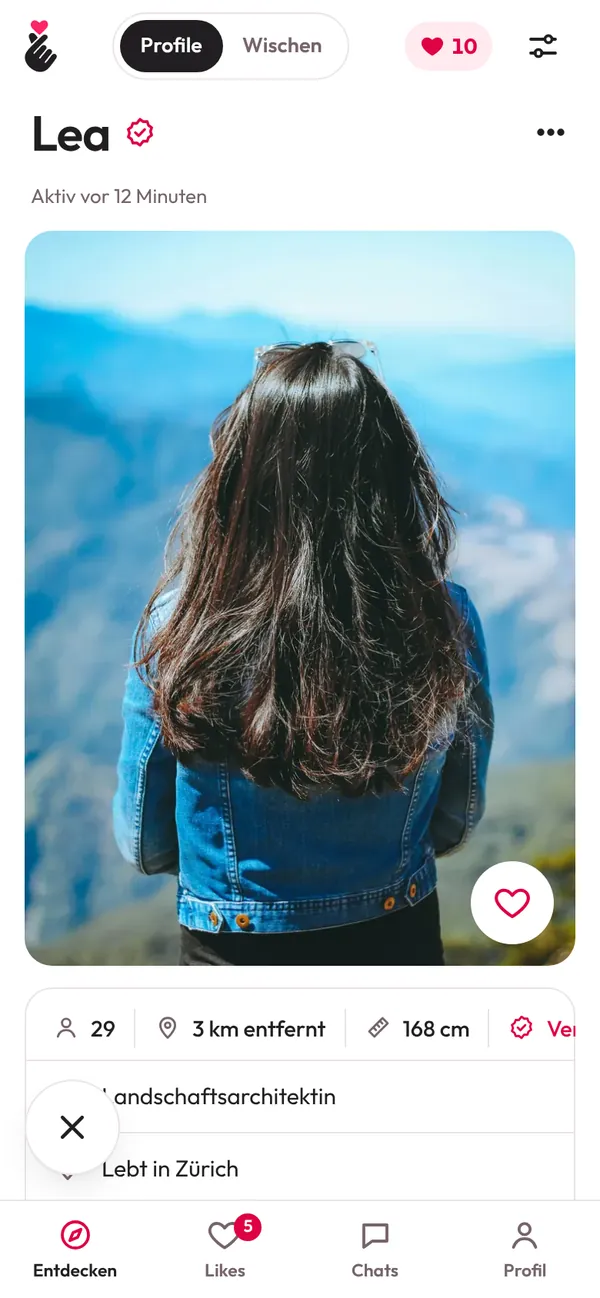Lovyu: ein Profil mit Foto, Alter, Entfernung und Beruf